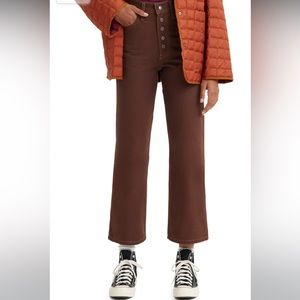 NWT Levi's Women's Snap Ribcage Straight Ankle Jeans size 24